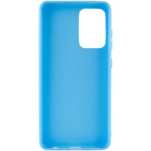 Силиконовый чехол Candy для Samsung Galaxy A72 4G / A72 5G – Голубой