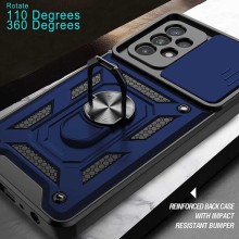 Ударопрочный чехол Camshield Serge Ring для Samsung Galaxy A72 4G / A72 5G – Синий