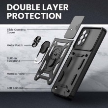 Ударопрочный чехол Camshield Serge Ring для Samsung Galaxy A72 4G / A72 5G – Черный