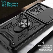 Ударопрочный чехол Camshield Serge Ring для Samsung Galaxy A72 4G / A72 5G – Черный