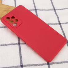 Силиконовый чехол Candy Full Camera для Samsung Galaxy A72 4G / A72 5G – Красный
