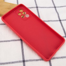 Силиконовый чехол Candy Full Camera для Samsung Galaxy A72 4G / A72 5G – Красный