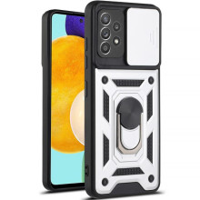 Чехол Ummi Camshield Serge Ring для Samsung Galaxy A72 4G / A72 5G – Серебряный