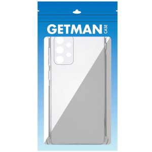 TPU чехол GETMAN Ease logo усиленные углы Full Camera для Samsung Galaxy A72 4G / A72 5G – Прозрачный