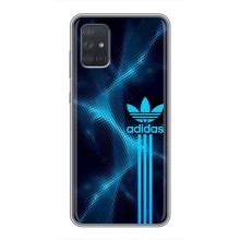 Чехлы Адидас для Samsung Galaxy A72 (AlphaPrint) (Синий Адидас)