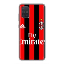 Чехлы для Samsung Galaxy A72 (VPrint) - Футбольные клубы (Milan)