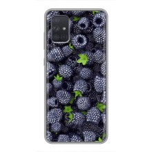 Чехлы с Фруктами для Samsung Galaxy A72 (VPrint) (Ежевика)