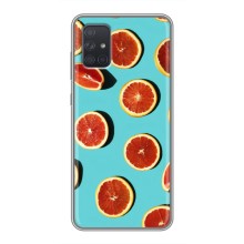Чехлы с Фруктами для Samsung Galaxy A72 (VPrint) (Грейпфрут)