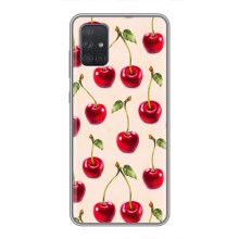 Чехлы с Фруктами для Samsung Galaxy A72 (VPrint) (Вишня)