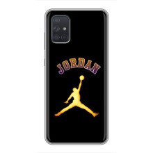 Чехлы для Samsung Galaxy A72 - с картинкой JORDAN (AlphaPrint) (Jordan Gold)