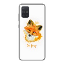 Чехлы с картинкой Лисички для Samsung Galaxy A72 (VPrint) (Девочка Лиса)