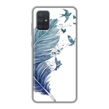 Чохол з картинкою (Стильні) Samsung Galaxy А72 - (AlphaPrint) (Перо)