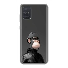 Чехлы с Обезьянами NFT для Samsung Galaxy A72 (AlphaPrint) (стильная обезьяна NFT)