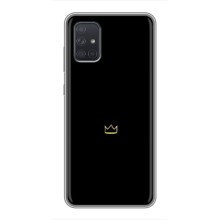 Чохол (Корона на чорному фоні) для Самсунг Галаксі А72 (Міні корона)