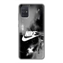 Чехол для Samsung Galaxy A72 - с принтом Найк (AlphaPrint) (Лого Найк)