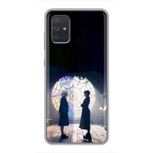 Чехлы Венсдей на Samsung Galaxy A72 Уэнсдей (AlphaPrint) (Уэнздей и Инид)