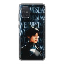 Чехлы Венсдей на Samsung Galaxy A72 Уэнсдей (AlphaPrint) (Уэнздей кошка)