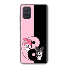 Чехол с кроликом Куроми на Samsung Galaxy A72 (Куроми Инь Янь)