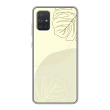 Чохол квітковий дизайн для Samsung Galaxy A72 – Зелений фон