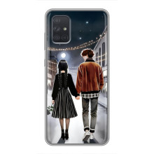 Чехол с дизайном Венздей 2 на Samsung Galaxy A72 – Уэнсдей и Тайлер