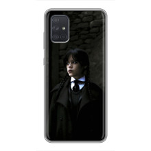 Чехол с дизайном Венздей 2 на Samsung Galaxy A72 – Уэнсдей в костюме