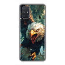 Чехол с картинкой «Хищники» для Samsung Galaxy A72 – Орёл