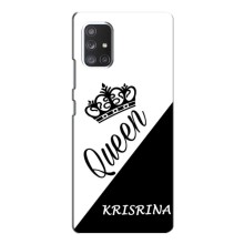 Именные  Женские Чехлы для Samsung Galaxy A72 (KRISTINA)