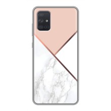 Мраморный чехол на Samsung Galaxy A72 (VPrint) (Тройной мрамор)