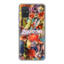 Силіконовий чохол з принтом Зоотрополіс для Samsung Galaxy A72
