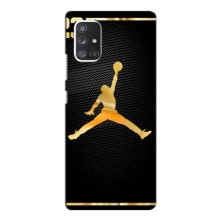 Силиконовый Чехол Nike Air Jordan на Самсунг Галакси А72 (Джордан 23)