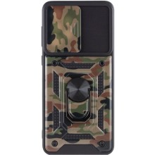 Ударостійкий чохол Camshield Serge Ring Camo для Samsung Galaxy A73 5G – Коричневий