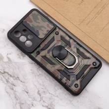 Ударостійкий чохол Camshield Serge Ring Camo для Samsung Galaxy A73 5G – Коричневий