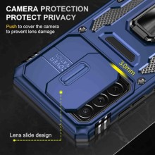 Ударостійкий чохол Camshield Army Ring для Samsung Galaxy A73 5G – Синій