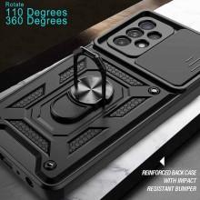 Ударопрочный чехол Camshield Serge Ring для Samsung Galaxy A73 5G – Черный