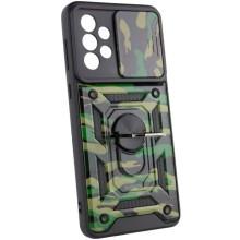 Ударопрочный чехол Camshield Serge Ring Camo для Samsung Galaxy A73 5G – Зеленый
