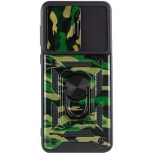 Ударопрочный чехол Camshield Serge Ring Camo для Samsung Galaxy A73 5G – Зеленый
