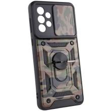 Ударопрочный чехол Camshield Serge Ring Camo для Samsung Galaxy A73 5G – Коричневый