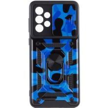 Ударопрочный чехол Camshield Serge Ring Camo для Samsung Galaxy A73 5G – Синий