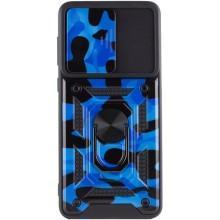 Ударопрочный чехол Camshield Serge Ring Camo для Samsung Galaxy A73 5G – Синий