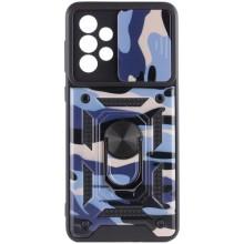 Ударопрочный чехол Camshield Serge Ring Camo для Samsung Galaxy A73 5G – Фиолетовый