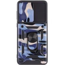 Ударопрочный чехол Camshield Serge Ring Camo для Samsung Galaxy A73 5G – Фиолетовый