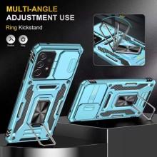 Ударопрочный чехол Camshield Army Ring для Samsung Galaxy A73 5G – Голубой