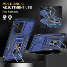 Ударопрочный чехол Camshield Army Ring для Samsung Galaxy A73 5G – Синий