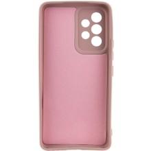 Чехол TPU GETMAN Liquid Silk Full Camera для Samsung Galaxy A73 5G – Розовый