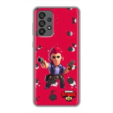 Бампер (ТПУ) с принтом Brawl Stars на Самсунг Галакси 73 (5G) (Кольт на красном)
