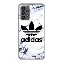 Чехлы Адидас для Samsung Galaxy A73 (5G) (AlphaPrint) (Адидас на мраморе)