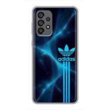 Чехлы Адидас для Samsung Galaxy A73 (5G) (AlphaPrint) (Синий Адидас)