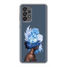 Чехлы (ART) Цветы на Samsung Galaxy A73 (5G) (VPrint) (Цветы на голове)