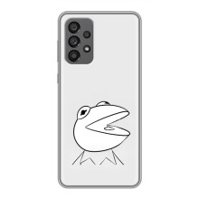 Чехлы с картинкой  Жаба Мем на Samsung Galaxy A73 (5G) – Арт Жаба