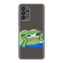 Чехлы с картинкой  Жаба Мем на Samsung Galaxy A73 (5G) – Плач лягушки